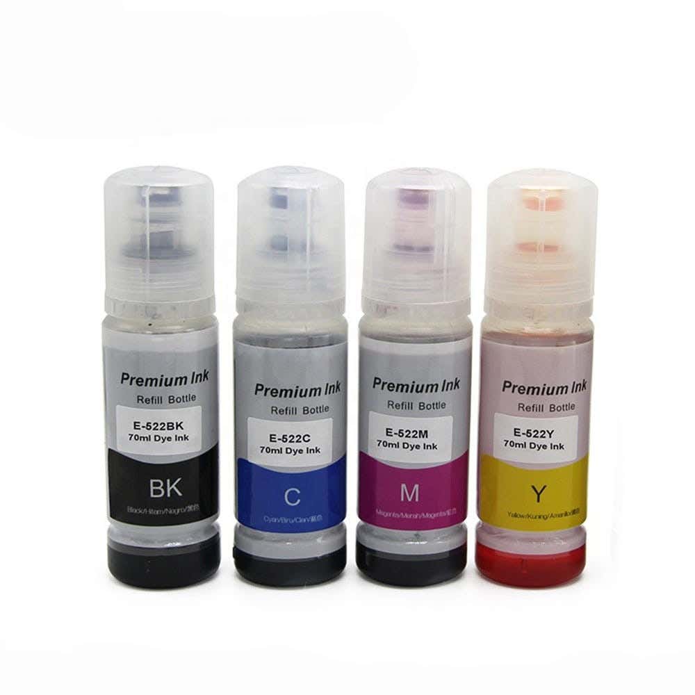 Epson T522 Compatible Ink Bottle 4-Pack Combo - Carrot Ink